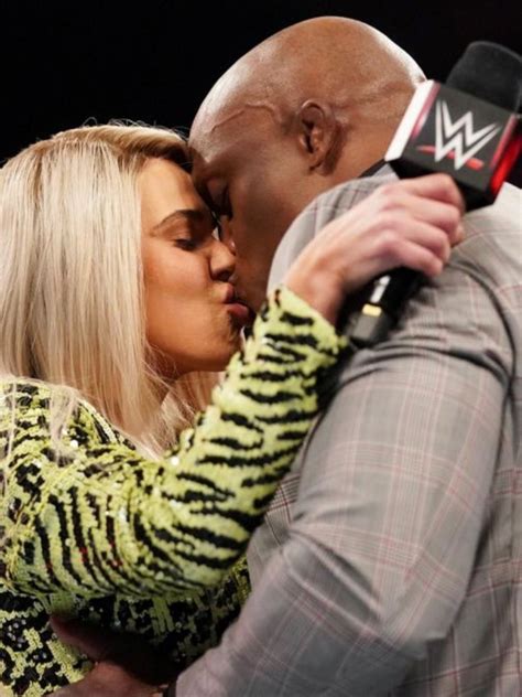 Lana Kissing Bobby Lashley | Lana wwe, Wwe girls, Cj perry