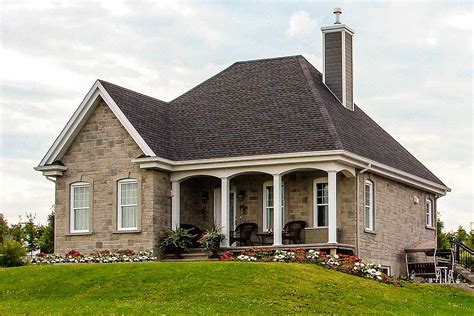 Stone Cottage with Options - 21279DR | Architectural Designs - House Plans