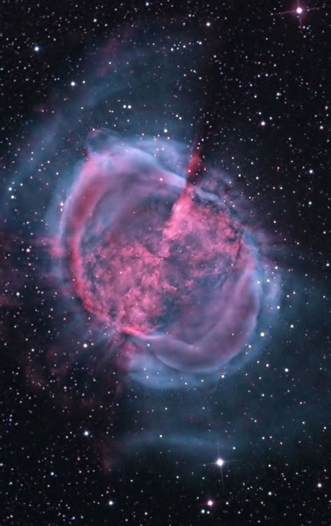 The Dumbbell Nebula (M27) ~ A planetary nebula, the type of nebula our ...