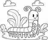 Millipede Coloring Pages sketch template