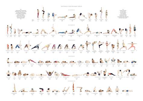 Sevjar Yoga Poster - Ashtanga Primary Series – Svejar Yoga Illustrations