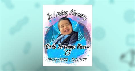 Cirilo Jeronimo Rivera Obituary 2023 - Winscott Road Funeral Home & Cremation Services