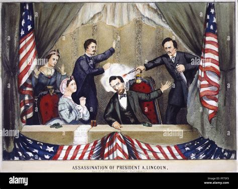 LINCOLN ASSASSINATION. /nThe assassination of Abraham Lincoln by John Wilkes Booth at Ford's ...