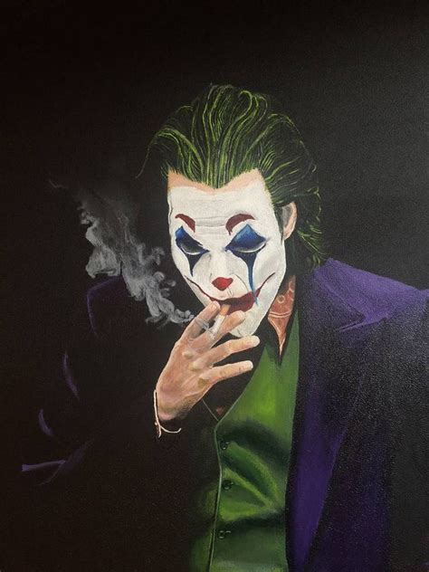 Joker - smile and put on a happy face Painting by C Quirijnen | Saatchi Art