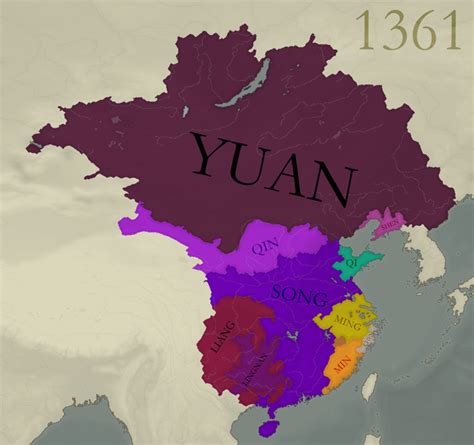 Song rise to power in the Red Turban Rebellion : r/EU4maps