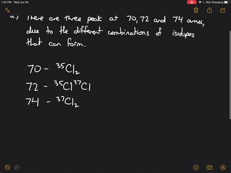 2.101. The mass spectrum of chlorine, P2.101. The Clz… - SolvedLib