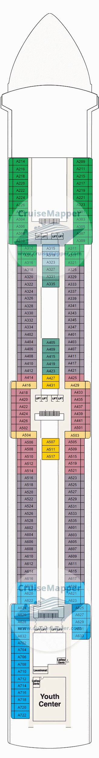 Deck Plans Coral Princess Map