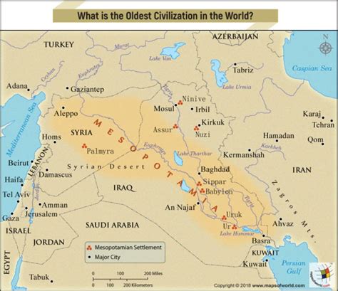 Mesopotamian Civilization Map - Answers