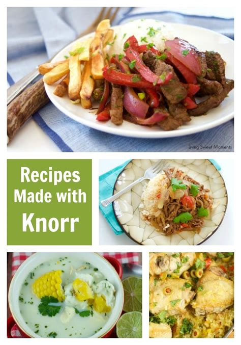 My Favorite Recipes Made With Knorr - Living Sweet Moments