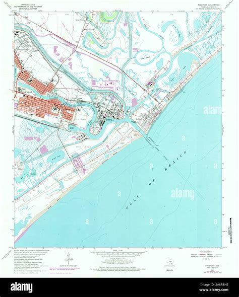 Map of freeport texas hi-res stock photography and images - Alamy