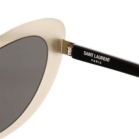 SAINT LAURENT: Sunglasses women | Glasses Saint Laurent Women Gold ...