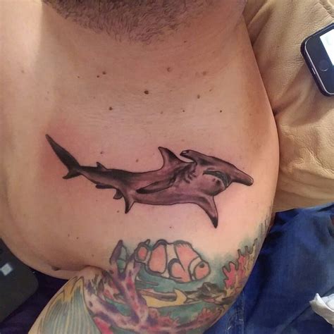 My Hammerhead Shark tattoo | Tatuajes de tiburones, Hombres tatuajes, Tatuaje de tiburón martillo