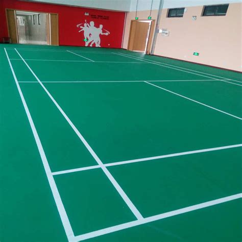 Green Badminton Court Flooring, Rs 300 /square feet M/s A. P. Rubber ...