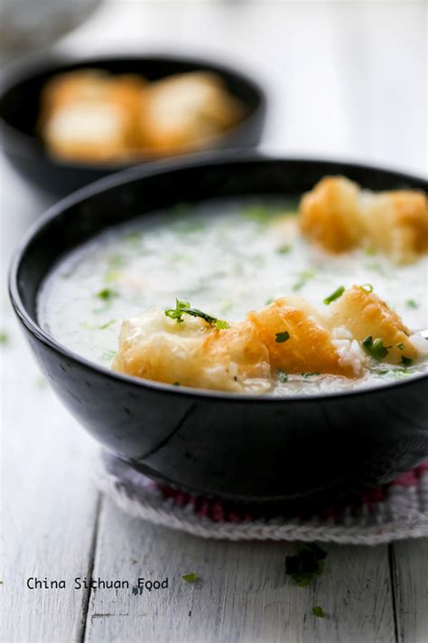 Chinese Chicken Congee | China Sichuan Food