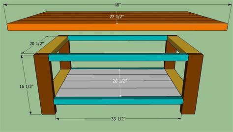 DIY Coffee Table Plans | Simple Coffee Table