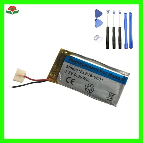 Battery Replacement for iPod Nano 6 6th Gen 8gb 16gb Battery Batteries ...