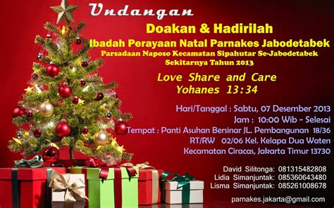 Contoh Undangan Natal Background Kartu Undangan Natal Contoh Kartu | My ...