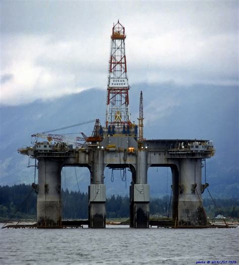 Off shore oil rig 'Ocean Ranger' photographed in Alberni I… | Flickr