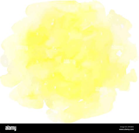 Yellow watercolor vector texture isolated on a white background Stock Vector Image & Art - Alamy