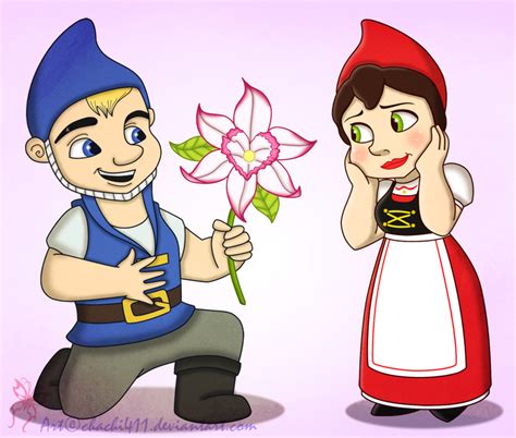 Gnomeo x Juliet by chachi411 on DeviantArt