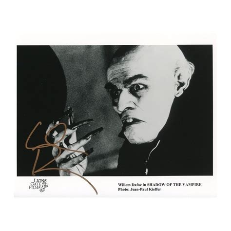 Signed Autograph DAFOE Willem - All-Autographes.com