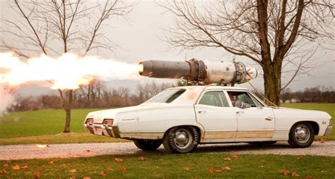 Man straps Cruise Missile's jet engine to the roof of his car - PakWheels Blog