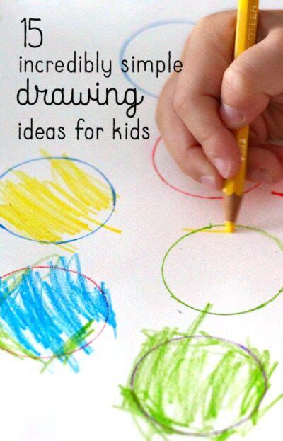 15 Incredibly Easy Drawing Ideas for Kids