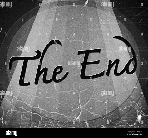 images of the end Movie ending screen Stock Photo - Alamy