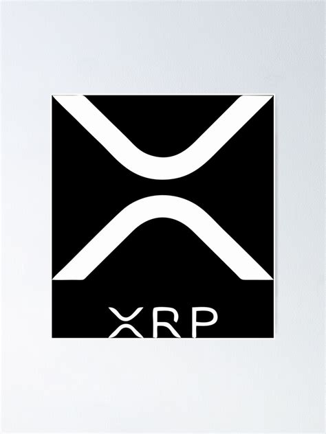 "XRP RIPPLE NEW LOGO" Poster for Sale by suddenlysomeday | Redbubble