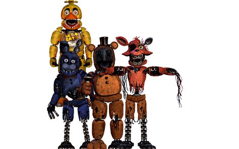 Swaped Withered Animatronics Edit! : r/fivenightsatfreddys