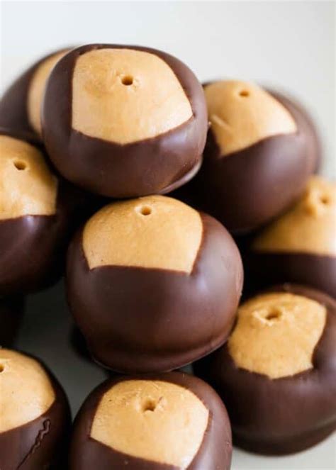 EASY Peanut Butter Buckeye Recipe - I Heart Naptime