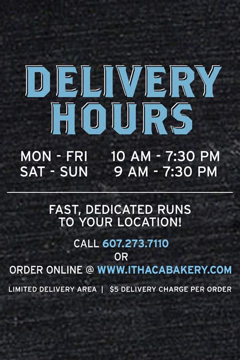 Lunch Delivery - Ithaca Bakery