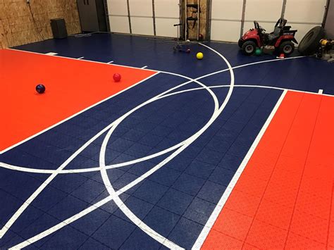 Intersecting three point lines on versacourt custom basketball court. | Custom basketball, Game ...