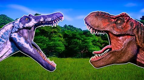 Allosaurus Vs Spinosaurus Baryonyx Indoraptor T Rex Giganotosaurus ...