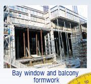 Bay window and balcony formwork buy in Shah Alam