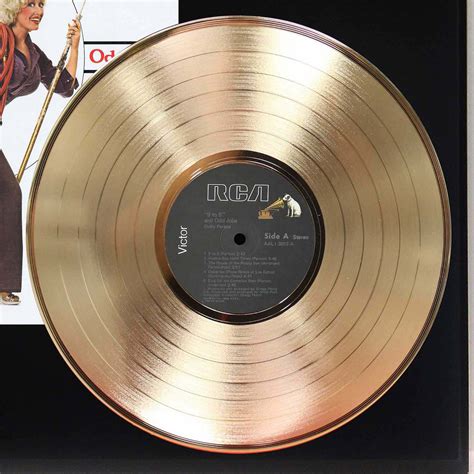 Dolly Parton – 9 To 5 Gold LP Record Record Signature Display C3 | Gold Record Outlet Album and ...