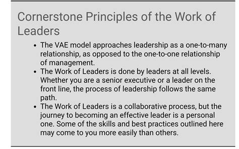 Solved The VAE Model In our view, leaders have three | Chegg.com