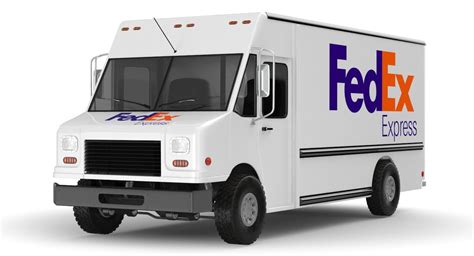 FedEx Truck(1) 3D Model $59 - .max .fbx .obj .ma .c4d - Free3D