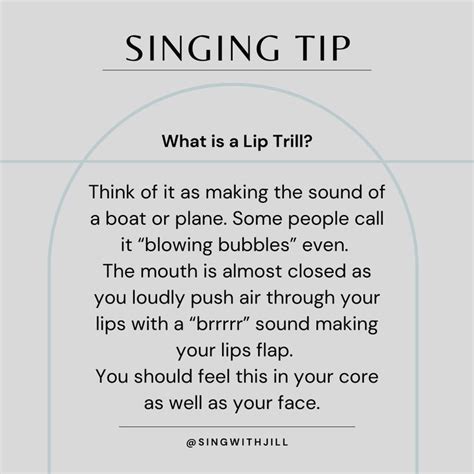 Lip trills - what are they and why should you be doing them? Follow the ...