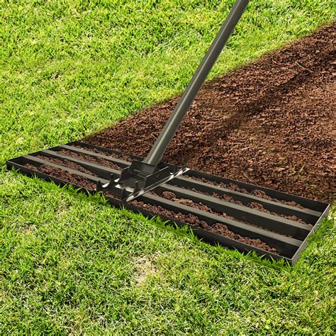 Lawn Leveling Rake with 78'' Extra Long Handle,30''x10'' Heavy Duty ...