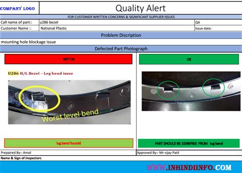 Quality Alert Template Manufacturing - prntbl.concejomunicipaldechinu ...