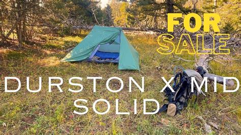 DURSTON X MID 2 SOLID | Tent Review | For Sale! - YouTube