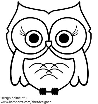 Owls Clipart Black And White