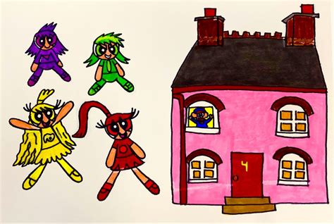 Powerpuff Teletubbies Magic House | Ppg and rrb, Magic house, Cartoon