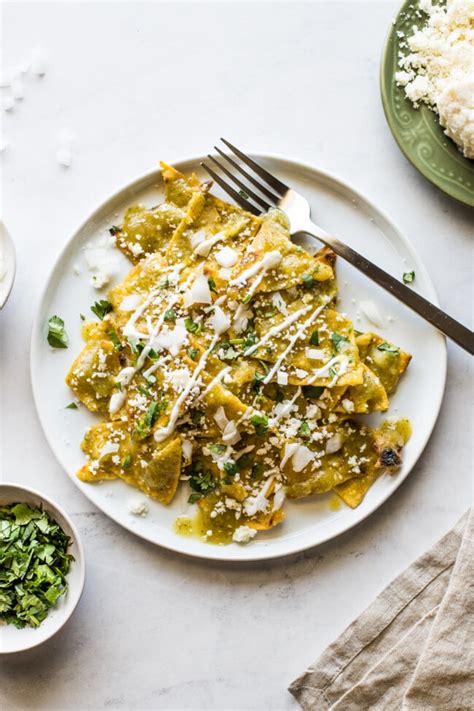 Easy Chilaquiles Verdes - Isabel Eats