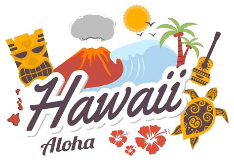 Hawaii clipart cool font, Hawaii cool font Transparent FREE for ...