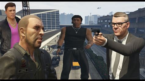 GTA IV Characters Appears in GTA V - YouTube