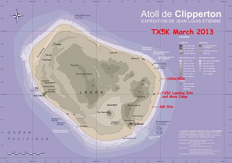 Clipperton Island on 6m | Island, Pacific ocean, Countries of the world