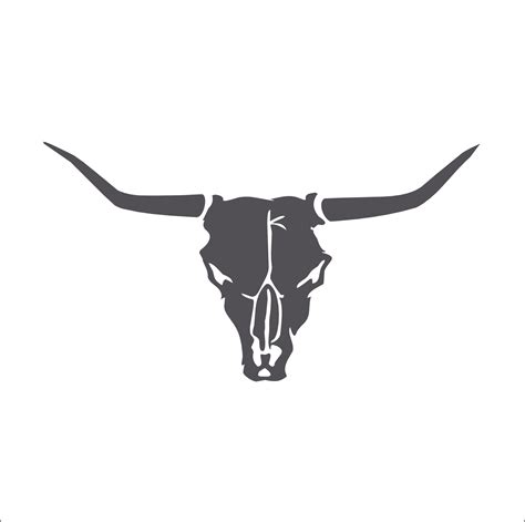 Longhorn Steer Head Clipart