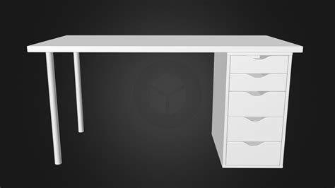 IKEA Linnmon/Alex Desk - Download Free 3D model by janicezhao [902aa1b] - Sketchfab